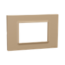 Schneider Electric Miluz E Cover Frame, 3 Gang, Bronz