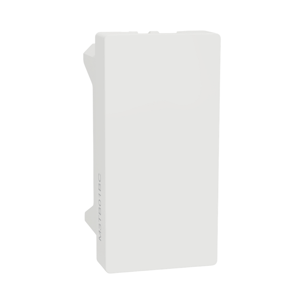 [M3TB01BC] Schneider Electric Miluz E Blank Cover, White