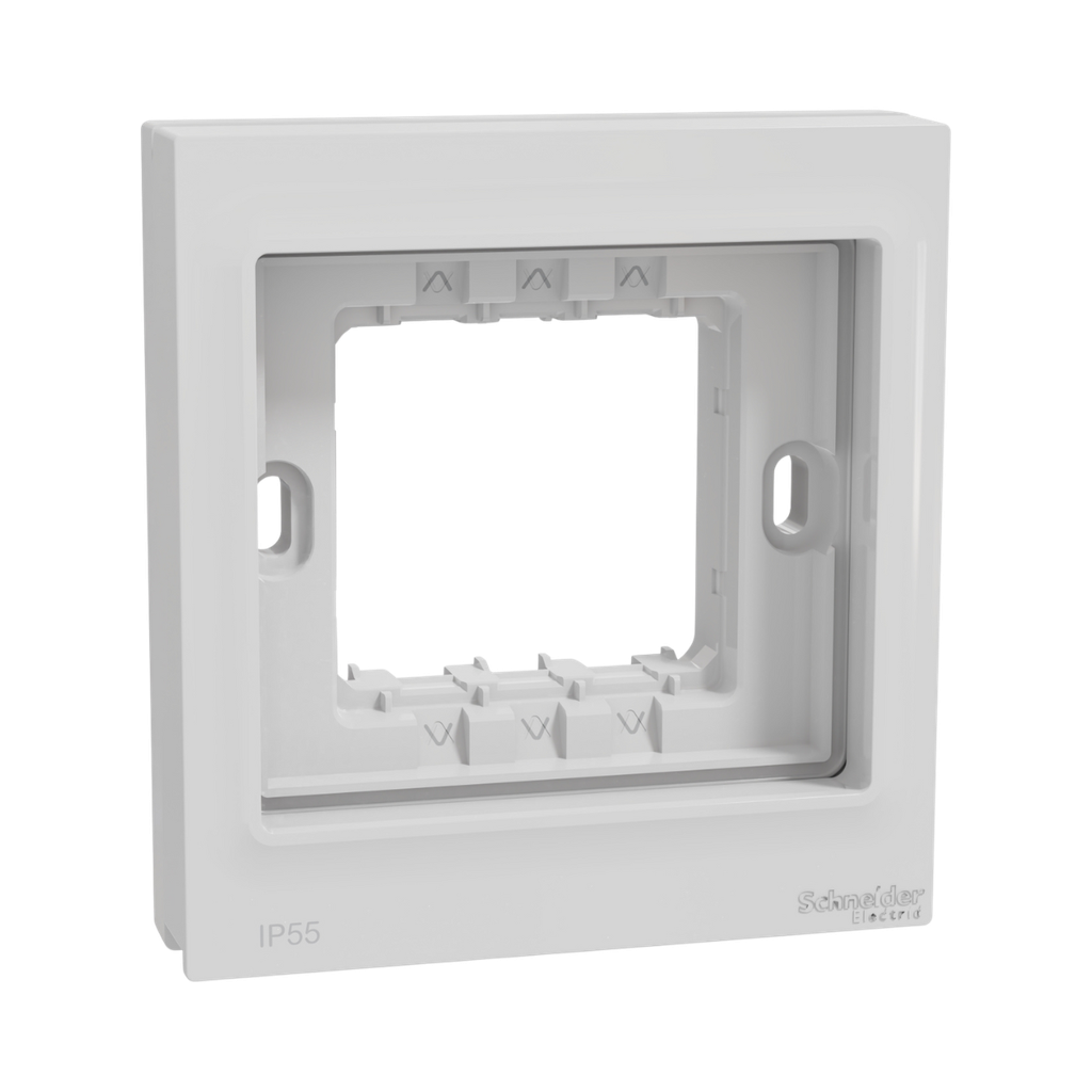 Schneider Electric Miluz E Weather Proof Box, 2 Gang, white