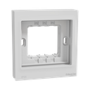 Schneider Electric Miluz E Weather Proof Box, 2 Gang, white