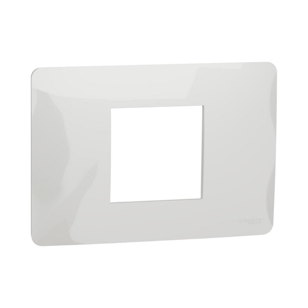 [NU210218] Schneider Electric Cover Frame,1 Gang, 2 Modules, White New Unica