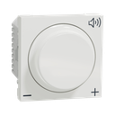 Schneider Electric Volume Controller,12V, 2 Modules, White New Unica