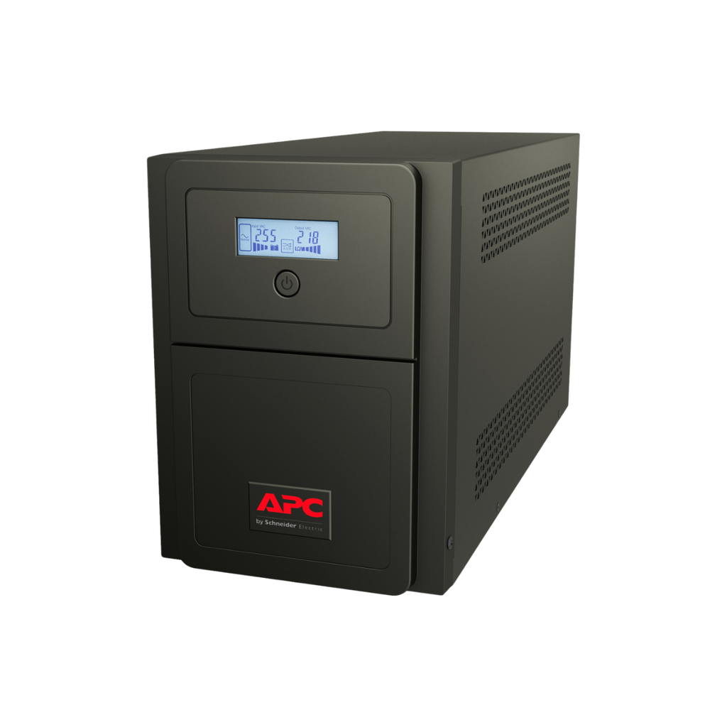 APC Easy UPS 1 Ph Line Interactive, 1000VA, Tower, 230V, 4 Schuko CEE 7 Outlets, AVR, LCD