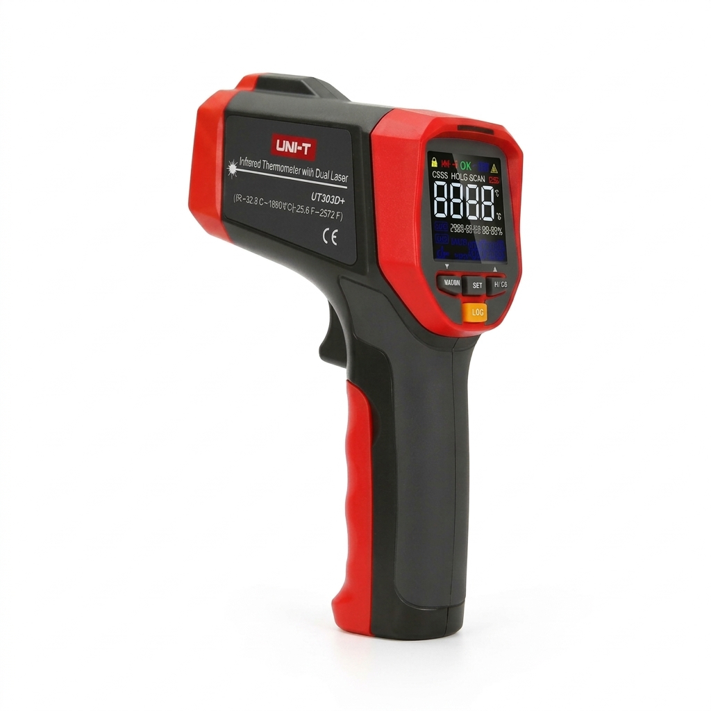 [UT303D+] Uni-T Infrared Thermometer Tempreature Range -32°~1300° C, Ring Laser