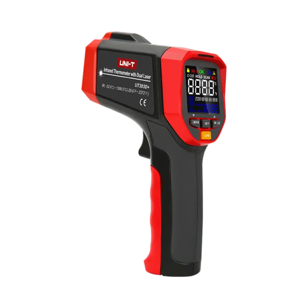 [UT303D+] Uni-T Infrared Thermometer Tempreature Range -32°~1300° C, Ring Laser