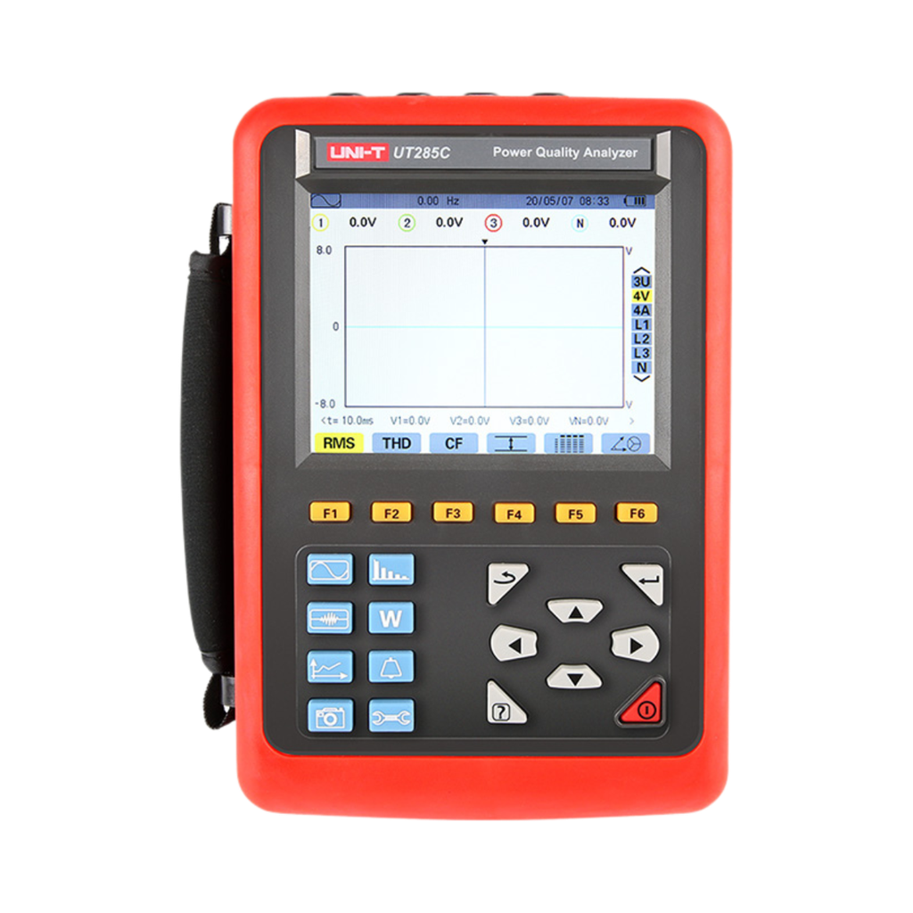 Uni-T Three Phase Power Quality Analyzer, True RMS Values For Voltage and Currents