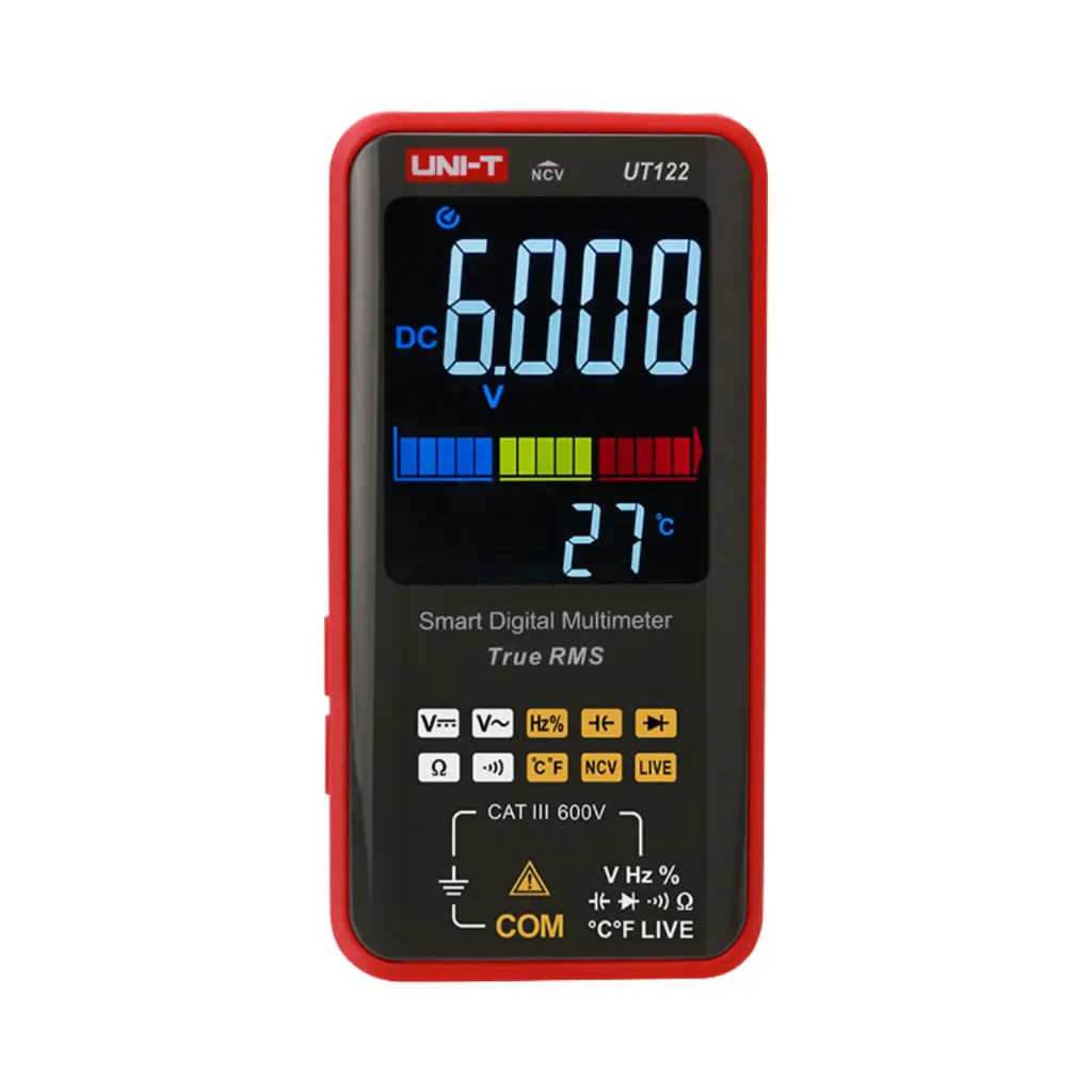 [UT122] Uni-T Smart Auto Range True RMS Digital Multimeter AC/DC 600v Mesurement