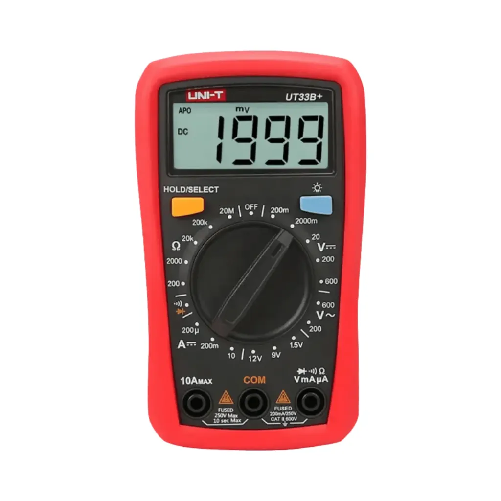 [UT33B+] Uni-T  Palm Size Digital Multimeter with Battery Test-CAT II 600V UT33B+
