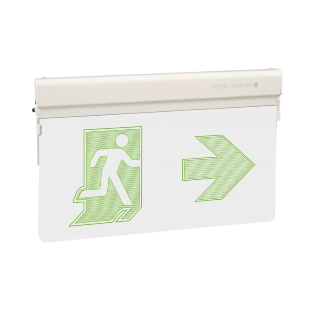Olympia Electronics Led Internally Illuminated Safety Sign For General Use With Maintained Operation