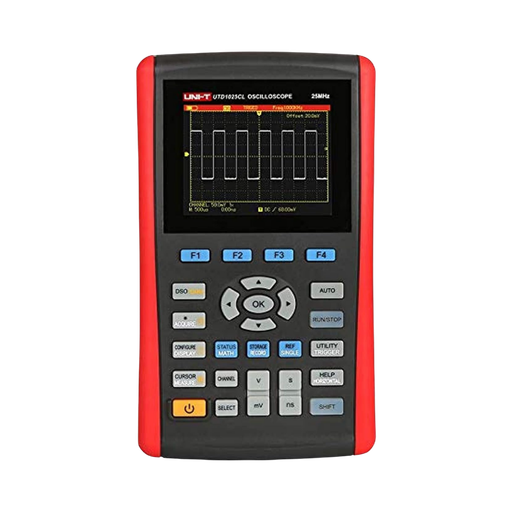 [UTD1025CL] Uni-T Handheld Oscilloscope 25 MHz 1 Channel 12kpts, 250MSa/s  3.5 inches TFL LCD