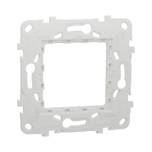 [NU7002P] Schneider Electric New Unica, Fixing Frame, Plastic, 2 Modules 1 Gang