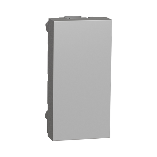 [NU986530] Schneider Electric Blind Cover 1 Module - Aluminum New Unica