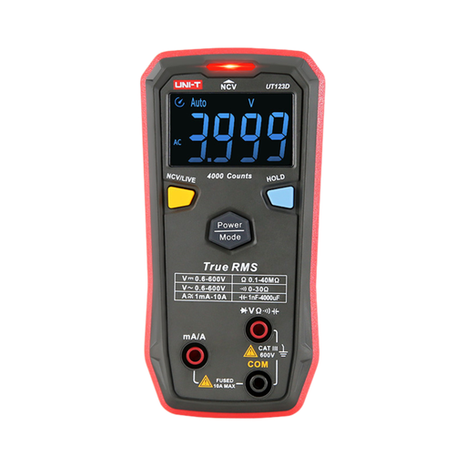 [UT123D] Uni-T Smart Digital Multimeter 600v AC/DC Voltage True RMS
