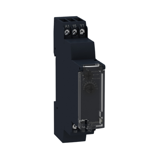 [RE17RAMU] Schneider Electric On-Delay Timing Relay - 1 s..100 h - 24..240 V AC - 1 OC
