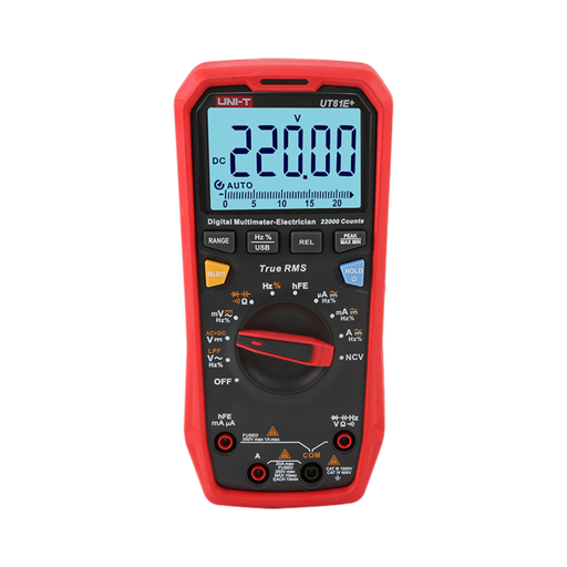 [UT61E+] Uni-T True RMS Digital Multimeter 1000v AC/DC 22000 Display Count