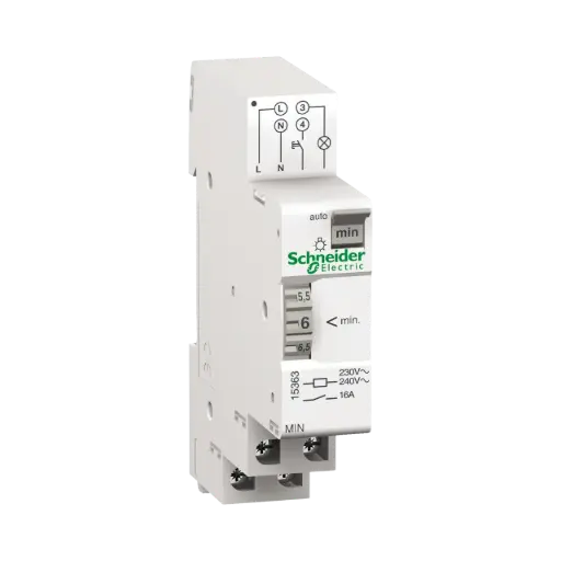[15363] Schneider Electric Acti 9 Electromechanical Timer Adjustable From 1 to 7 Minutes