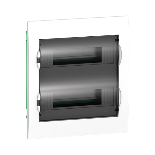 [EZ9E212S2F] Schneider Electric Easy9 - Flush Enclosure 24 Modules Smoked Door with E/N Term.Blocks