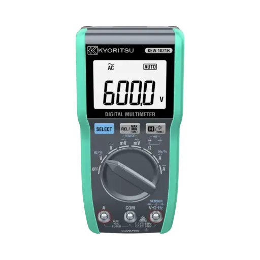 [1021R] Kyoritsu Digital Multimeter True RMS 600v