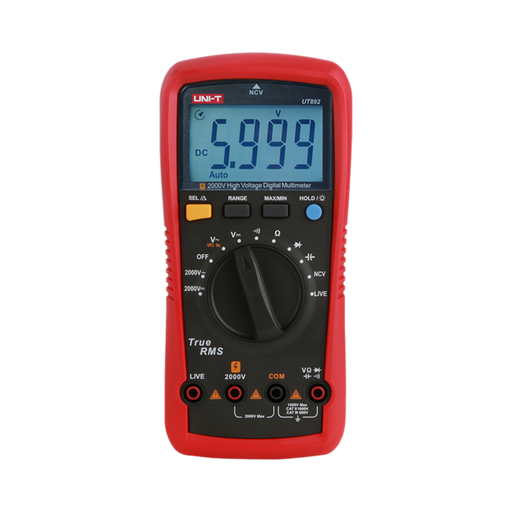 [UT892] Uni-T High Voltage Digital Multimeter 2000V AC/DC