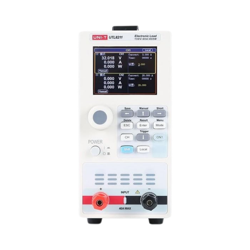 [UTL8211] Uni-T Compact High-Precision DC Electronic Load with 400W Power Range and CC/CV/CR/CP Test modes Along With Battery Discharge Test (Single Channel)