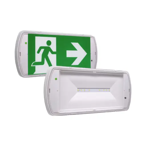 [SL2MNM65D3C3A] Eaton SafeLite - Self-contained safety & exit sign 20 meters viewing distance 3h