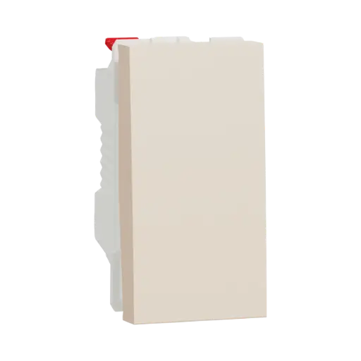 [NU310144] Schneider Electric Switch, New Unica, 1-Pole 1-Way, 10AX, 1 Module, Beige 