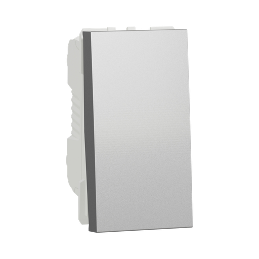 [NU316130] Schneider Electric Switch, New Unica, 1-Pole 1-Way, 16AX, 1 Module, Aluminum