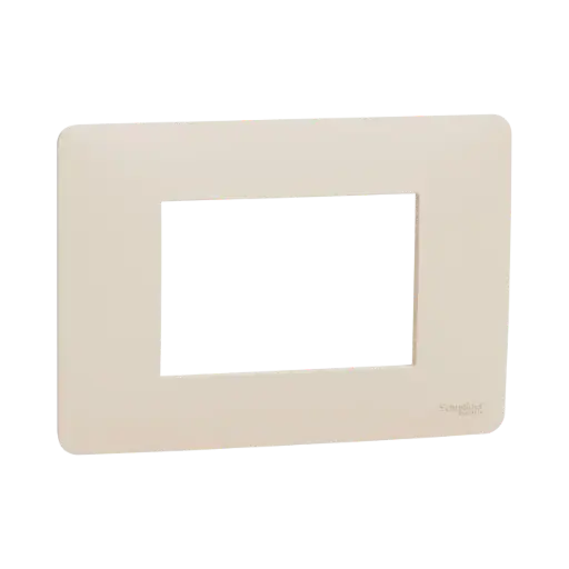 [NU210344] Schneider Electric Cover frame, New Unica, 1 Gang, 3 Modules, Beige 