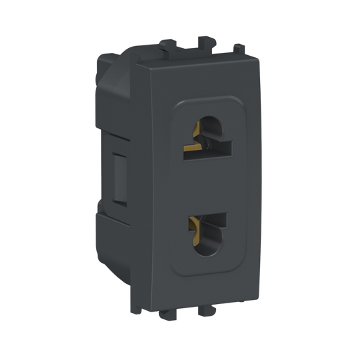 [LMR5510003] Schneider Electric Easy Styl Socket Outlet 2P 1 Module Black 
