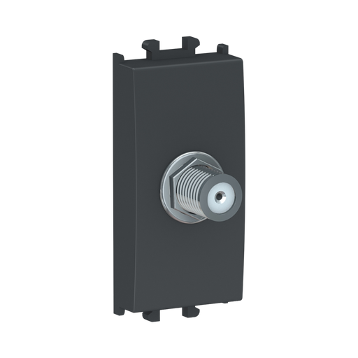 [LMR6128003] Schneider Electric Easy Styl SAT Connector 1 Module Black 