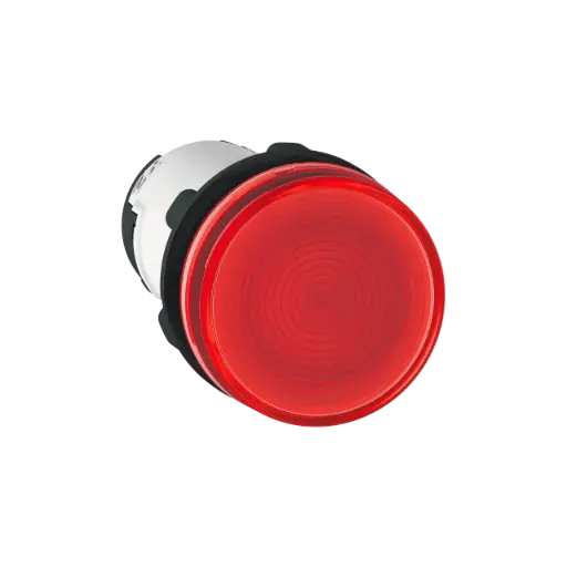 [XB7EV64P] Schneider Electric Monolithic Pilot Light, Harmony XB7, Plastic, Red, 22mm, Plain Lens For BA9s Bulb, lt 250V 