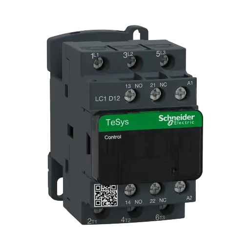 [LC1D12M7] Schneider Electric Contactor, TeSys Deca, 3P(3NO), AC-3/AC-3e, <=440V, 12A, 220V AC 50/60Hz Coil, Screw Clamp Terminals 