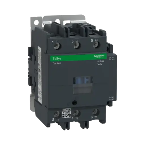 [LC1D95M7] Schneider Electric Contactor, TeSys Deca, 3P(3NO), AC-3/AC-3e, 440V, 95A, 220V AC 50/60Hz Coil, Screw Clamp Terminals 