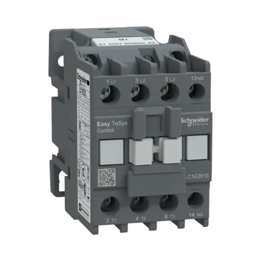 [LC1E2510M7] Schneider Electric Contactor,Easy TeSys Control,LC1E,3P(3NO),AC-3,<=440V,25A,220V AC Coil,50/60Hz,1NO Auxiliary Contact 