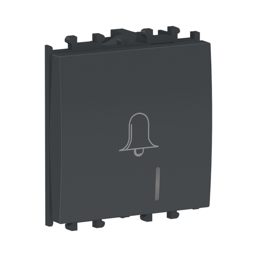 [LMR1432003] Schneider Electric Easy Styl Push-Button, For Bell Switch 2 Modules Black 