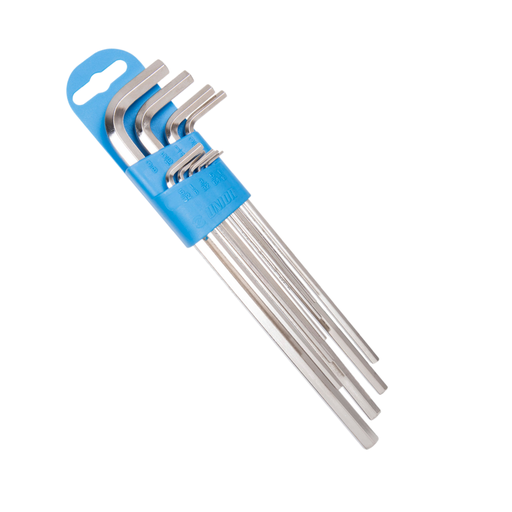 [220/3LPH] Unior Set Of Hex Wrenches, Long Type On Plastic Clip 