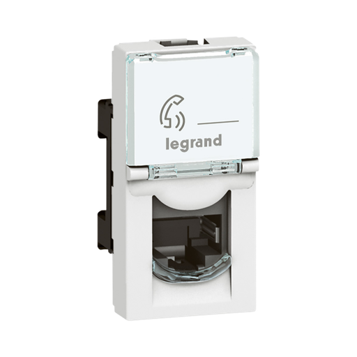 [572300] Legrand Arteor™ - Telephone Socket - RJ11 - 4 Contacts 1 Module White 