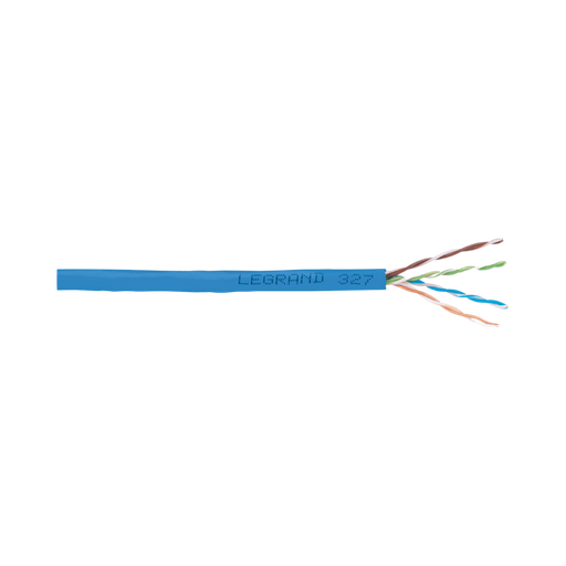 [032754] Legrand Cable Category 6 U/UTP 4 Pairs LSZH Euroclass Dca 305 Meters Blue