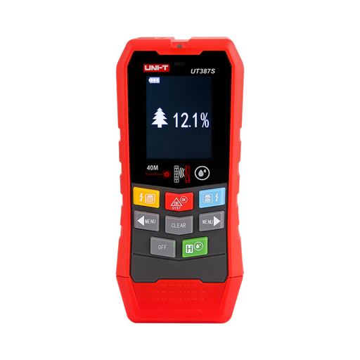 [UT387S] Uni-T Wall Scanner, laser Distance and Wood Moisture Detection, Multiple Measurement Modes