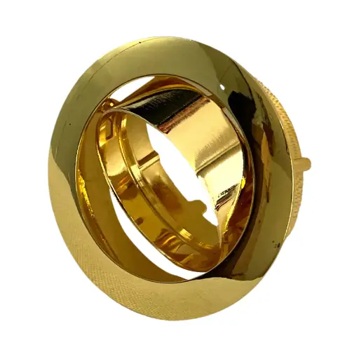 [212519] Luma Tilt Adjustable Die Cast Round Spot 7cm Gold