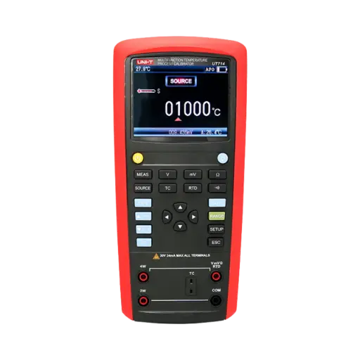 [UT714] Uni-T Multifunction Temperature Process Calibrator, Thermocouples, RTDs, Voltage, and Resistance