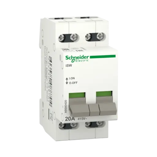 [A9S60420] Schneider Electric Switch Acti9 iSW, 4 Poles, 20 A 415V