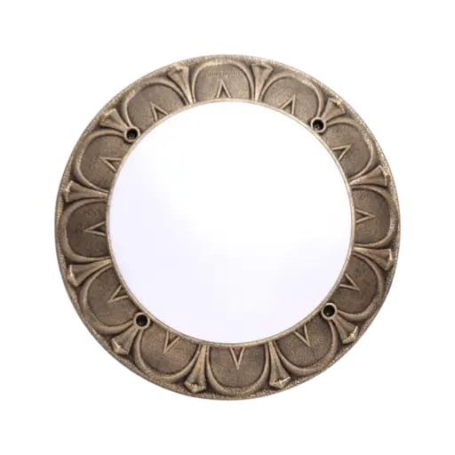 Fumagalli Rita Round Bulkhead Lamp In Classic Style Painted Bronze
