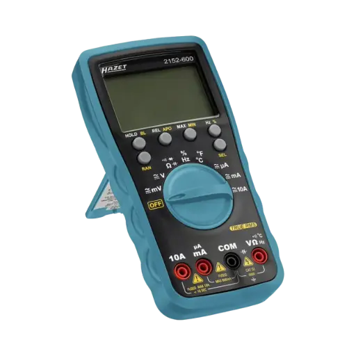 [2152-600] Hazet Multimeter 600v AC/DC Voltage, Resistance ∙ Frequency, Capacitance and Temperature