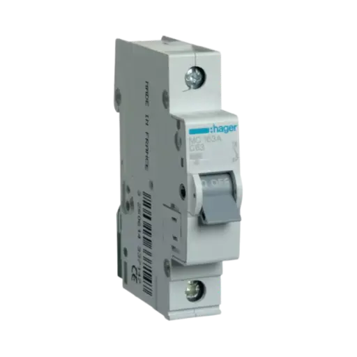 [MC150] Hager Miniature Circuit Breaker 6kA 50A 1P C CURVE