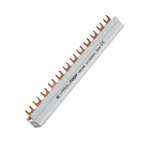 [KB190B] Hager Insulated busbar 1P 100A prong 20mm² 57M 