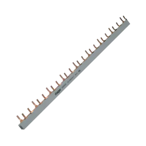 [KB363B] Hager Insulated busbar 3P 63A prong 10mm² 57M