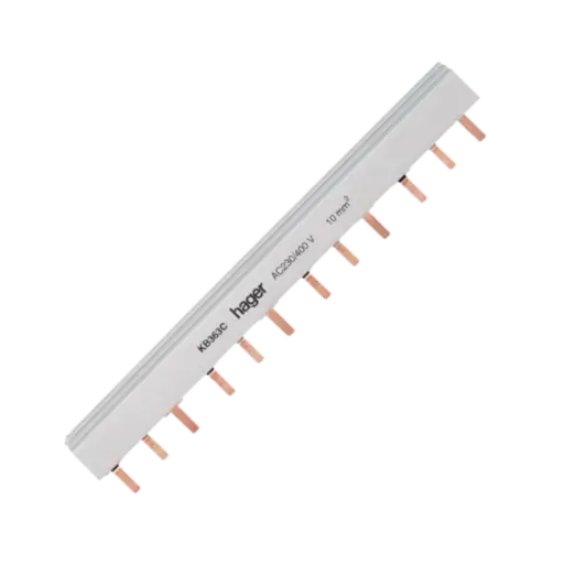[KB363C] Hager Insulated busbar 3P 63A prong 10mm² 24M