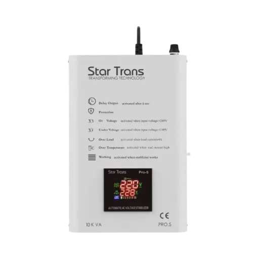 [Pro-S 1Ph-30 KVA] Star Trans 30kVA Single Phase Stabilizer Servo Pro-S Series