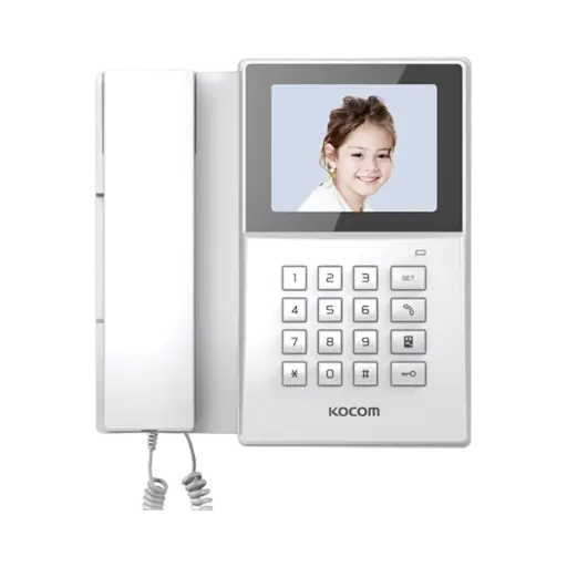 [KCV-340] Kocom 4" Color Digital LCD Monitor, 5 Melody Selection